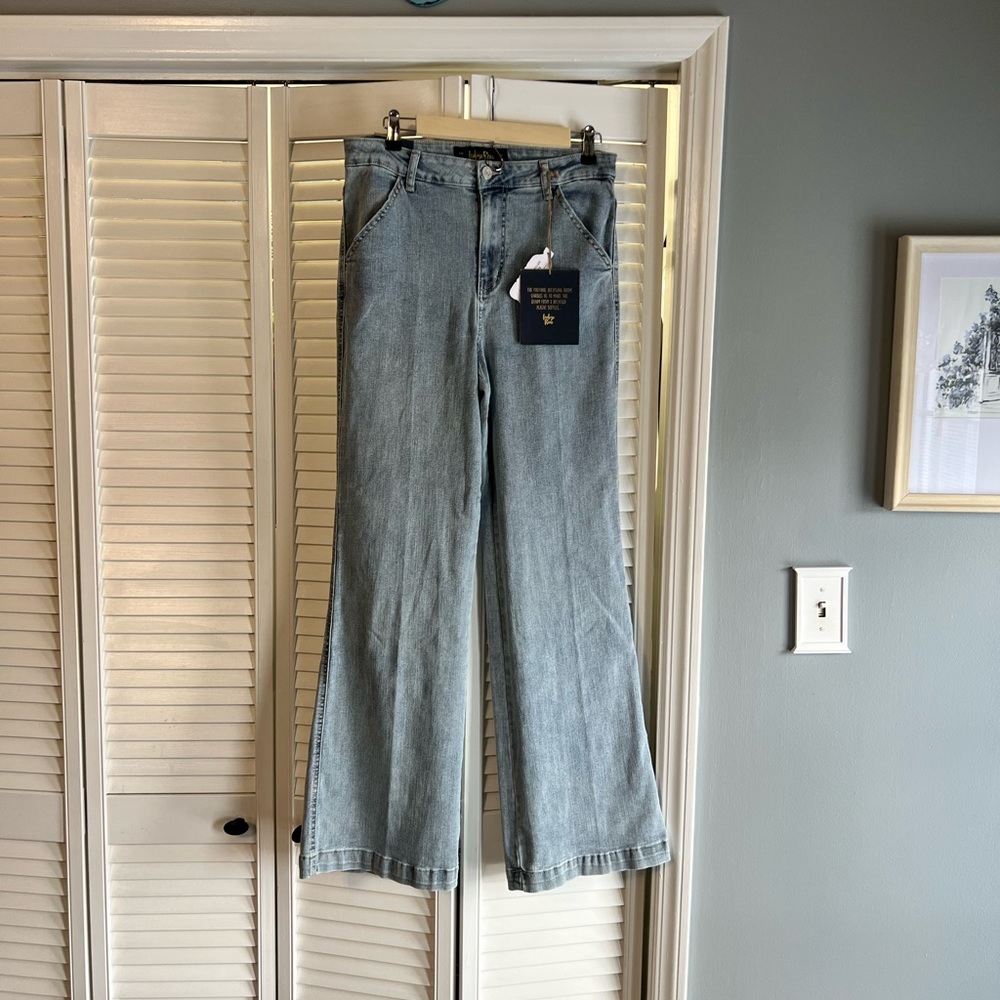 Indigo‎ Rein SZ 11. Wide Leg, Super High Rise. NWT